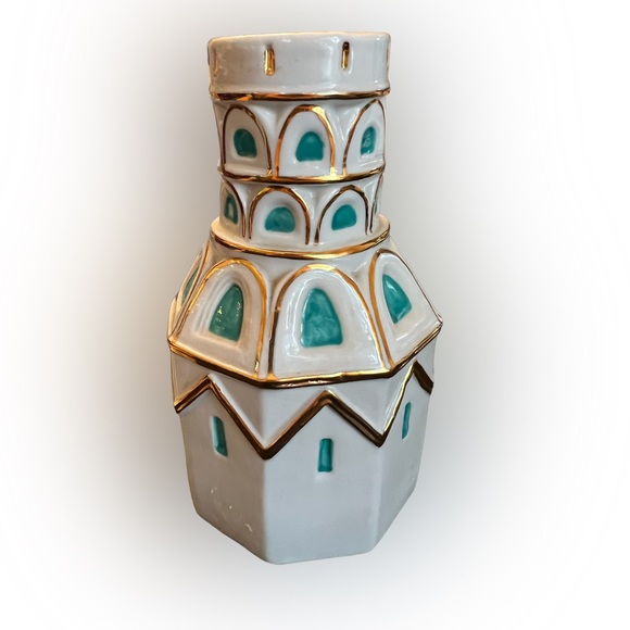 Egidio Broggi Milano porcelain candle holder from Fornari Roma - Picture 5 of 8